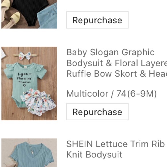 🧨NEW Baby Graphic Bodysuit & Floral, Ruffle Bloomers & headband. 6-9 mos - Picture 12 of 12